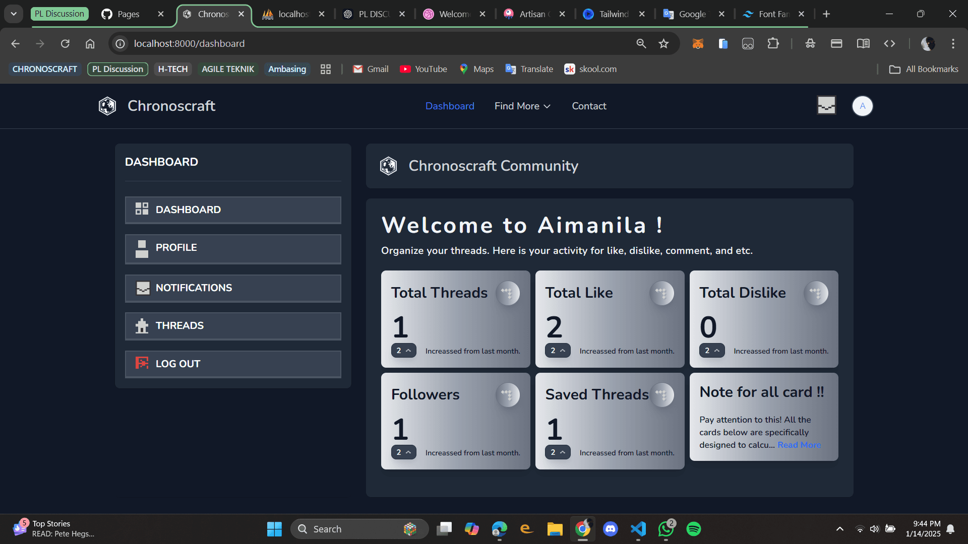 Chronoscraft Website